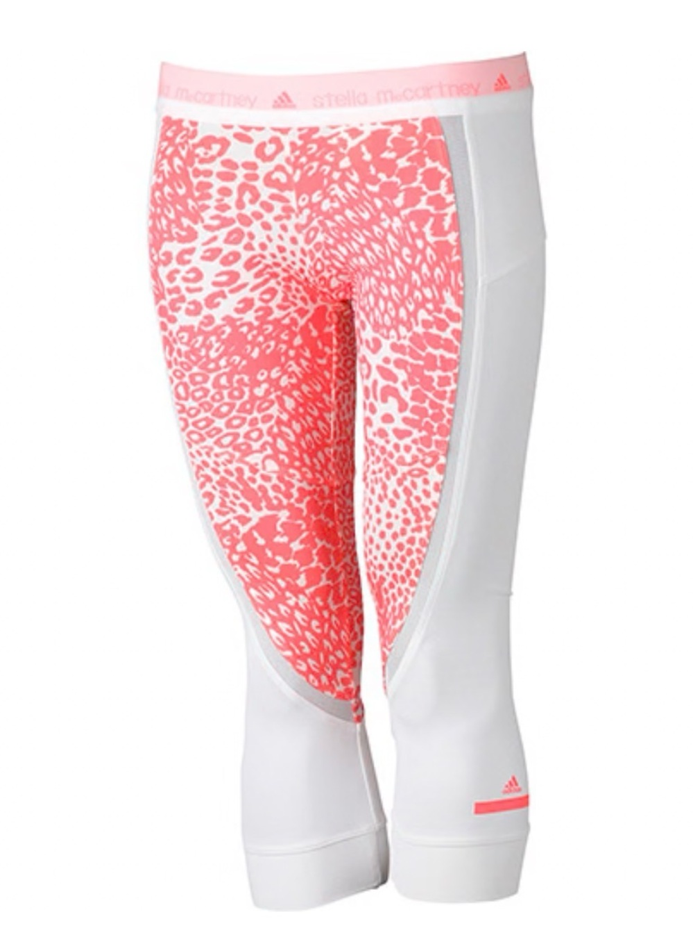 Adidas By Stella McCartney Animal Print Cropped Leggings